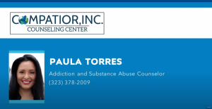 picture of Paula Torres with the Compatior, INC. Logo